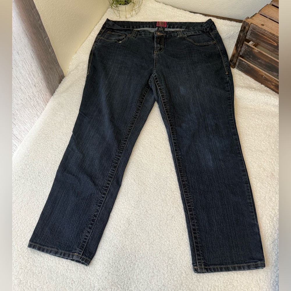 Torrid dark blue wash jeans
